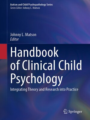 cover image of Handbook of Clinical Child Psychology